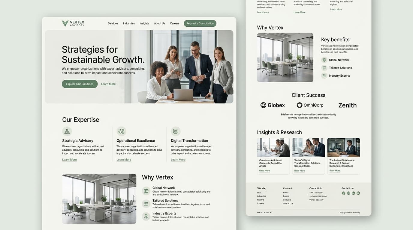 Marketing site & CMS